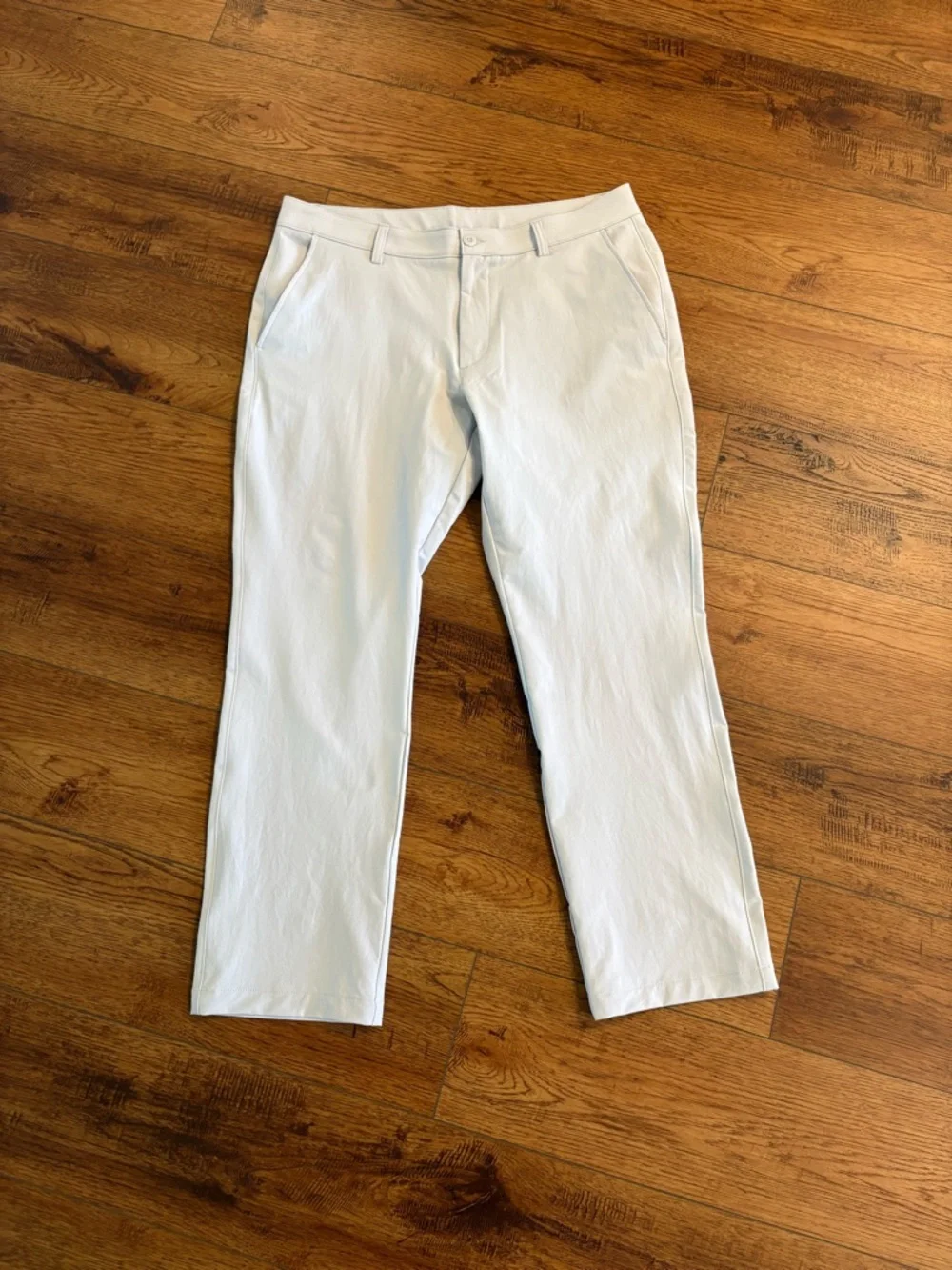 Under Armour Golf Pants Men 36x30 Light Gray Performance Stretch Lightweight